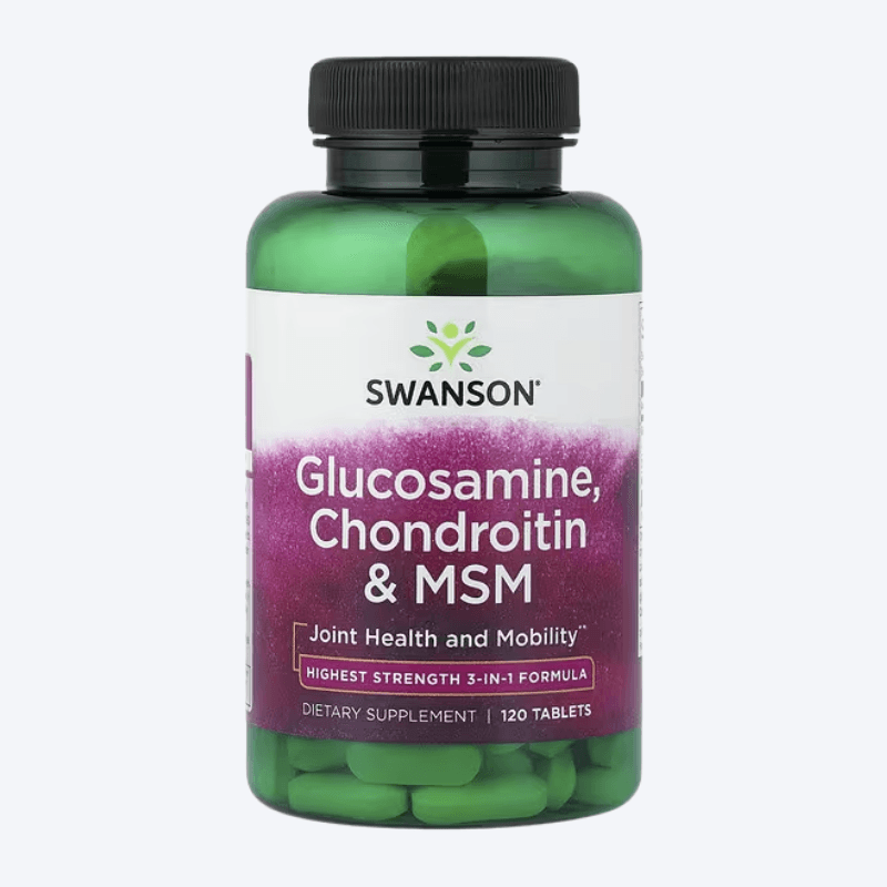 Swanson Glucosamine, Chondroitin & MSM 750mg 120 tableta
