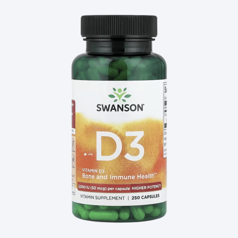 Swanson Vitamin D3 5000IU 250 kapsula