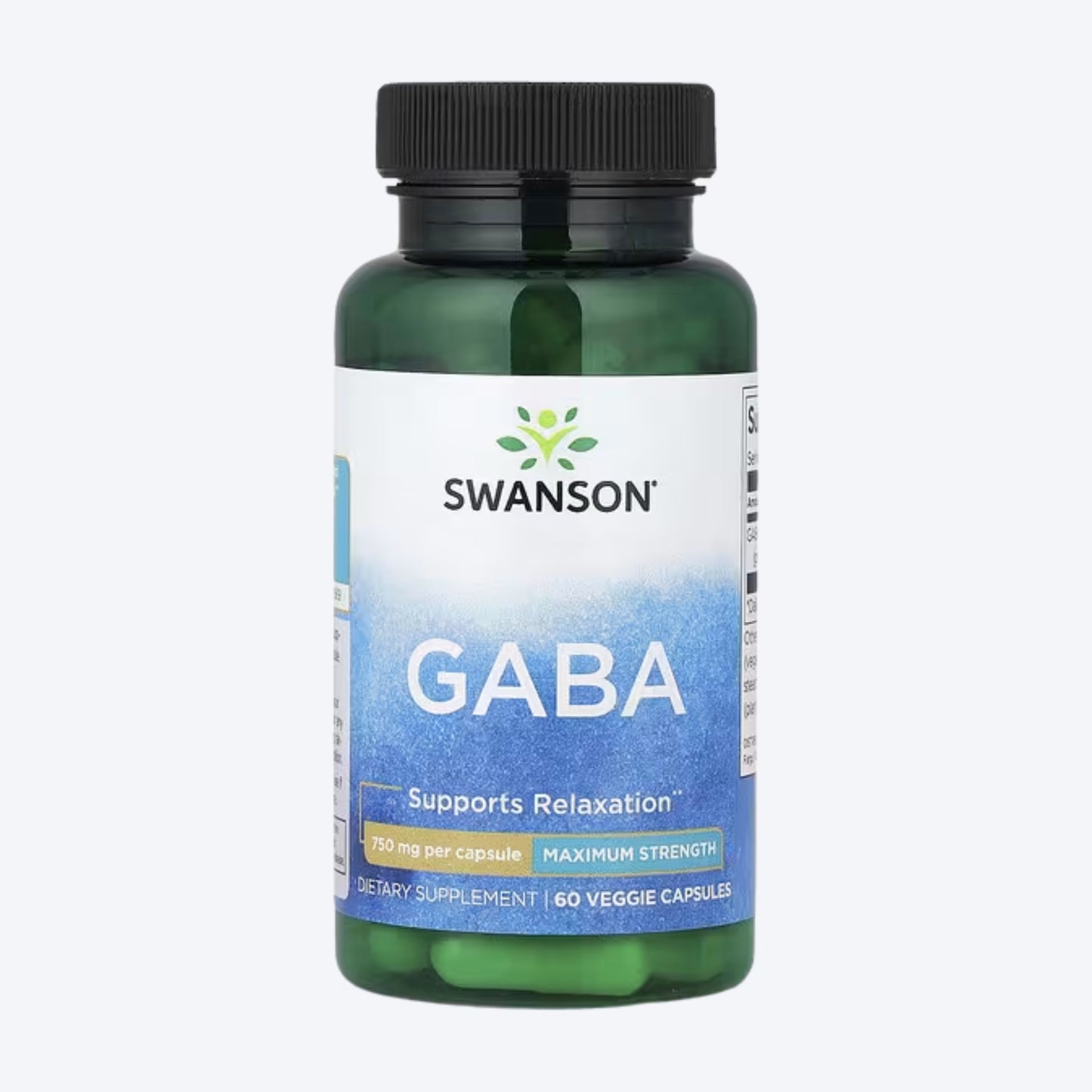 Swanson GABA 750mg Maximum Strenght 60 kapsula
