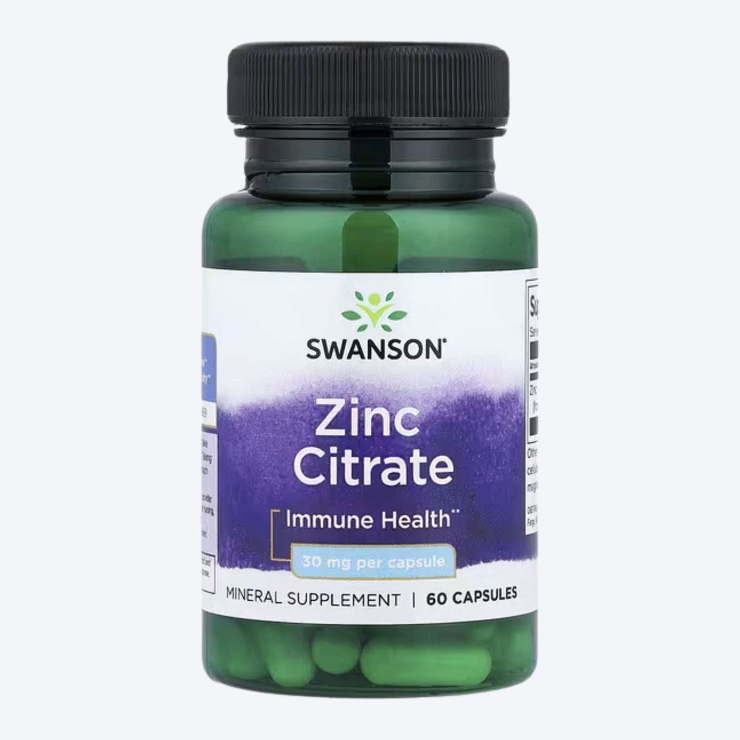 Swanson Zinc Citrate 30mg 60 kapsula