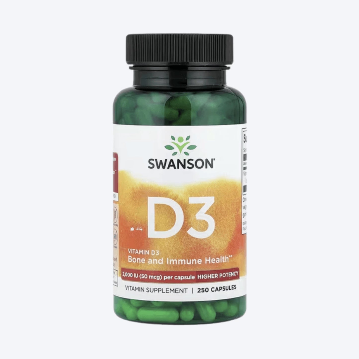Swanson Vitamin D3 2000IU 250 kapsula