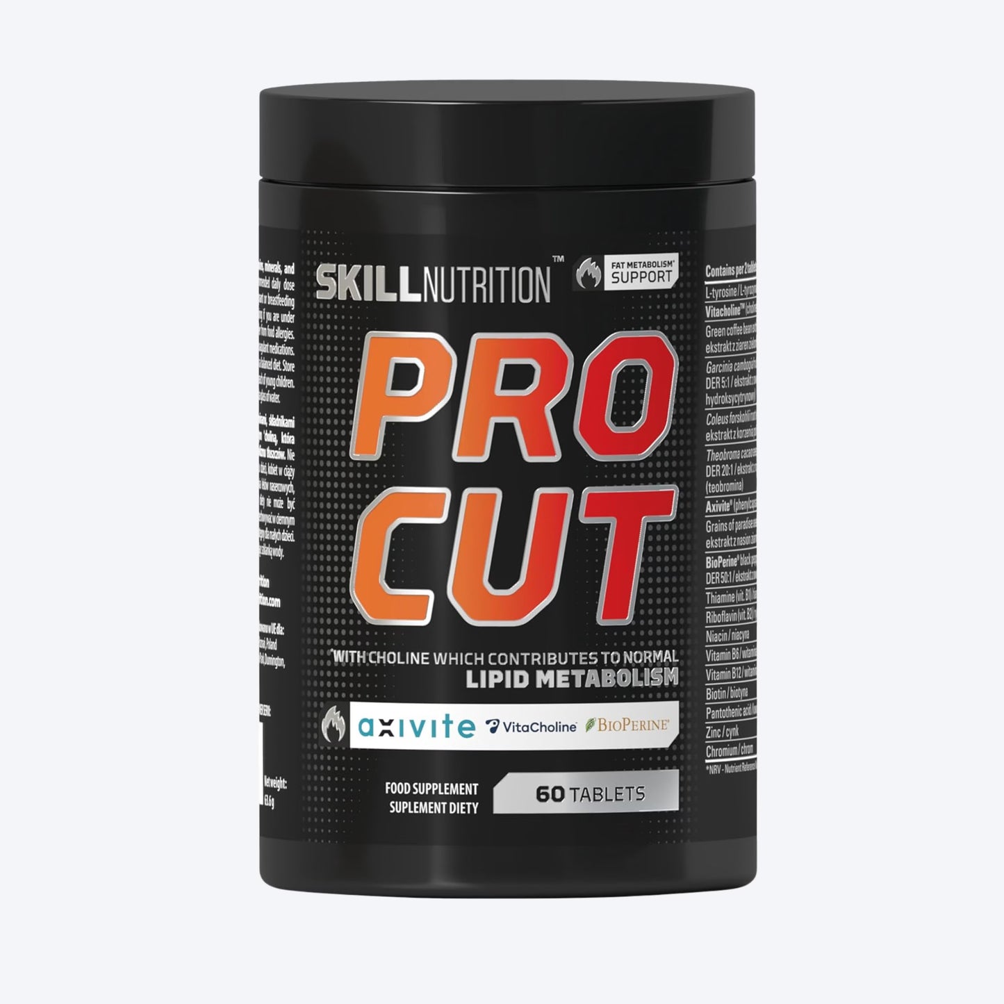 Skill Nutrition Pro Cut Fat Metabolism Support 60 tableta