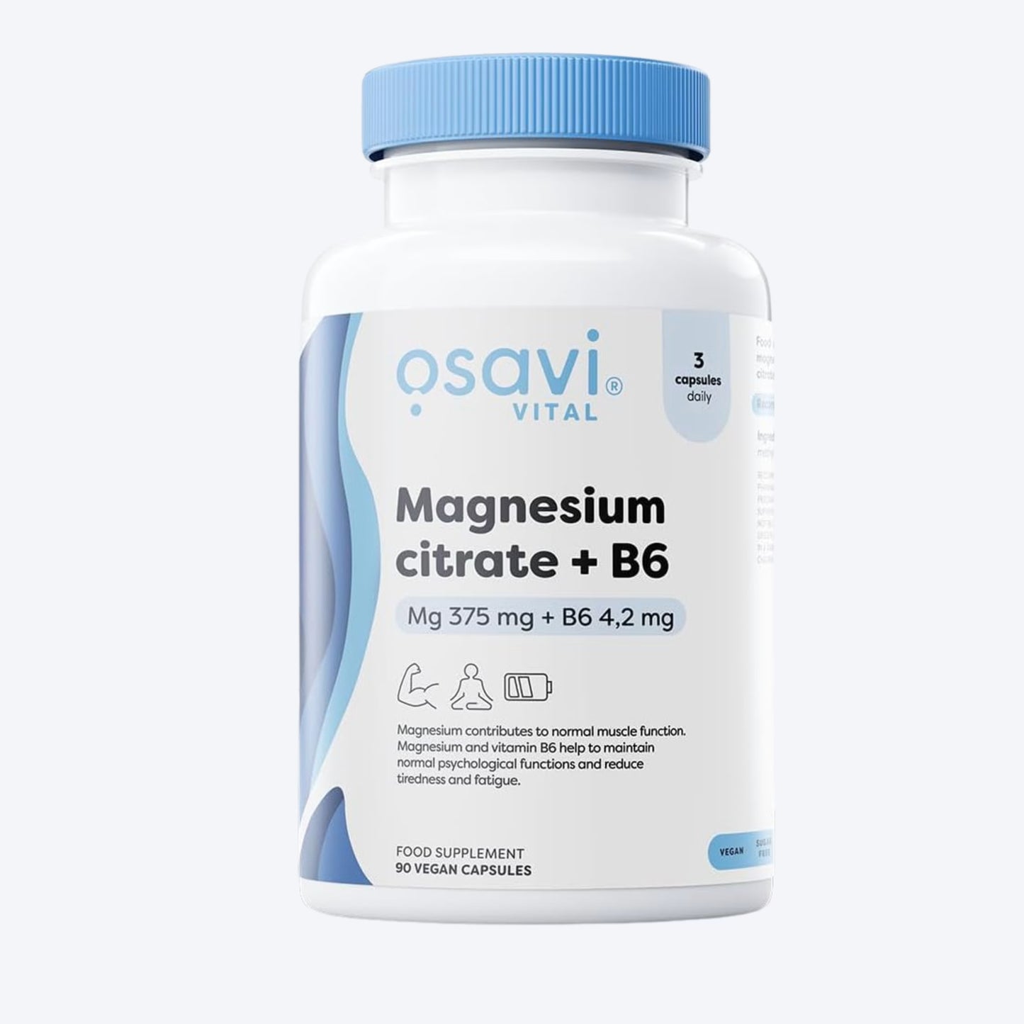 Osavi Magnesium Citrate + B6 90 kapsula