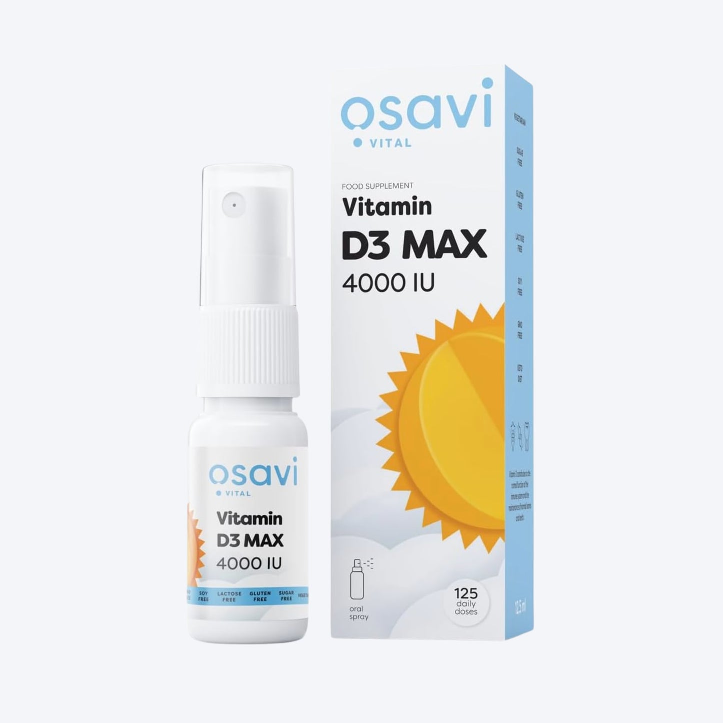 Osavi Vitamin D3 Oral Spray Max 4000IU 12.5ml