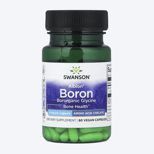Swanson Albion Boron Glycine 6mg 60 kapsula