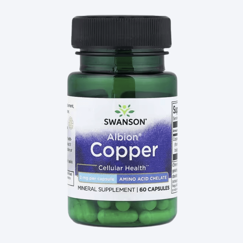 Swanson Albion Copper 2mg 60 kapsula