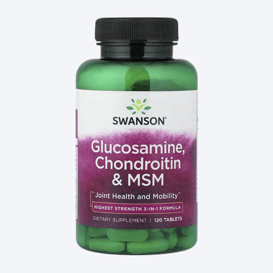 Swanson Glucosamine, Chondroitin & MSM 750mg 120 tableta