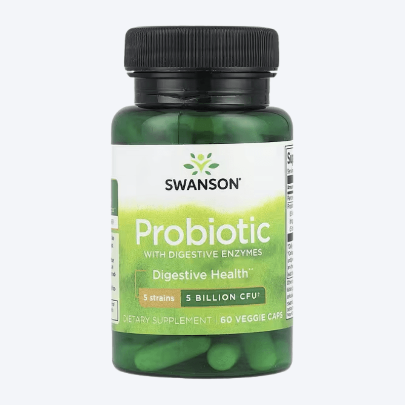 Swanson Probiotic with Digestive Enzymes 60 kapsula