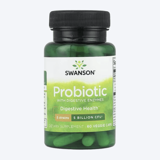 Swanson Probiotic with Digestive Enzymes 60 kapsula