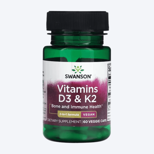 Swanson Vitamin D3K2 60 kapsula