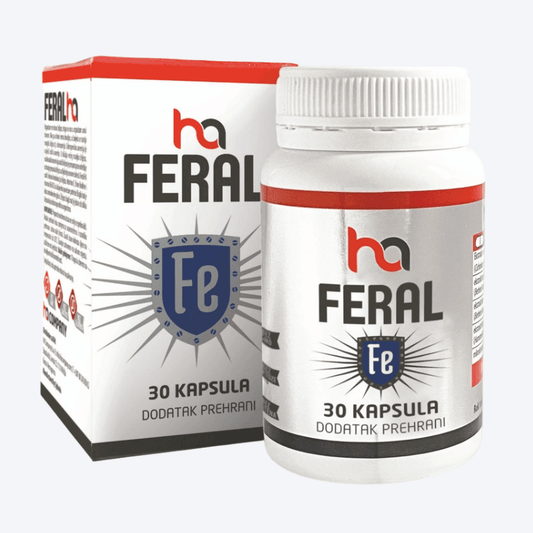 Ha Feral Željezo Dodatak Prehrani 30 kapsula