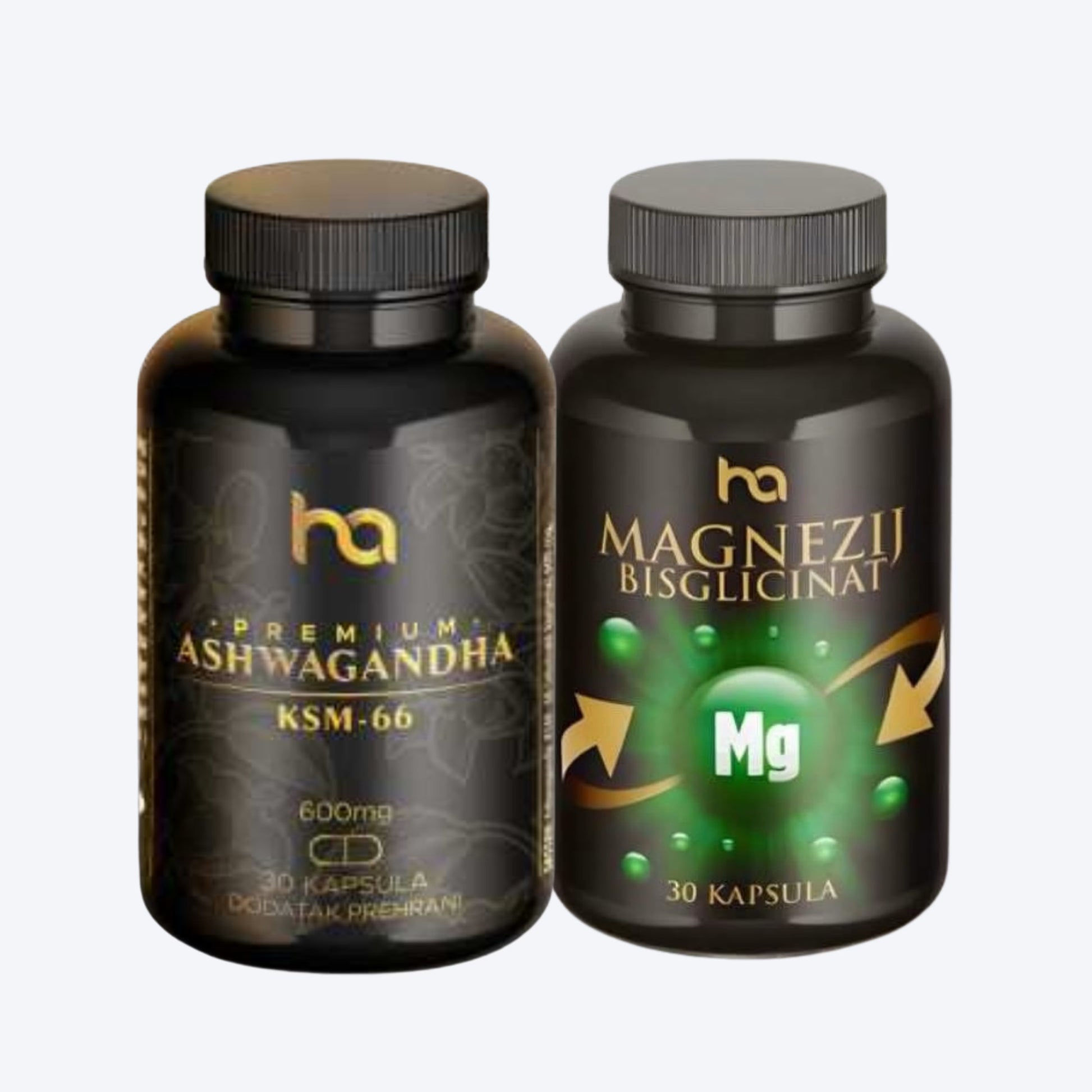 HA Ashwagandha KSM66 600mg + Magnezij 400mg