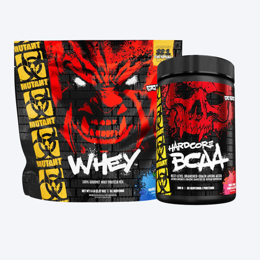 Mutant Whey Protein 2270g + Mutant Hardcore BCAA 390g Paket