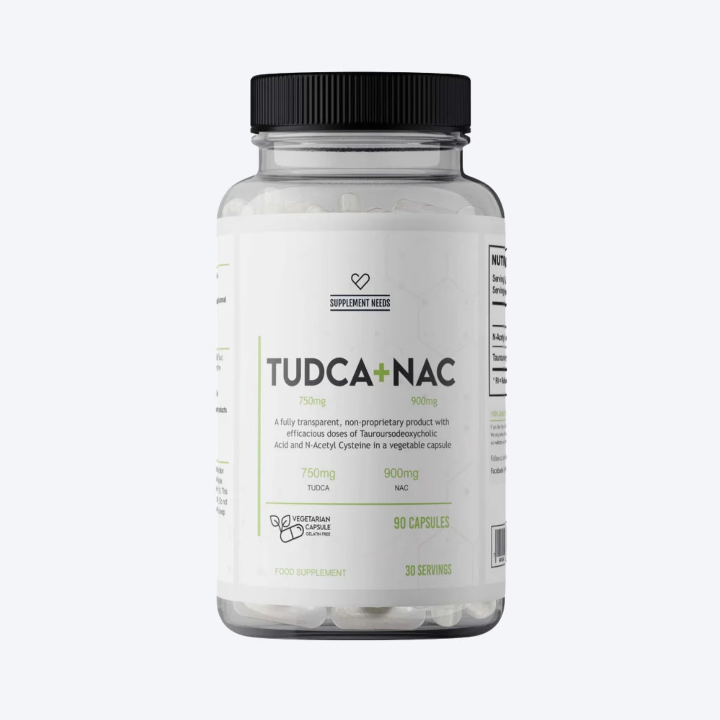 Supplement Needs Tudca 750mg + NAC 900mg 90 kapsula