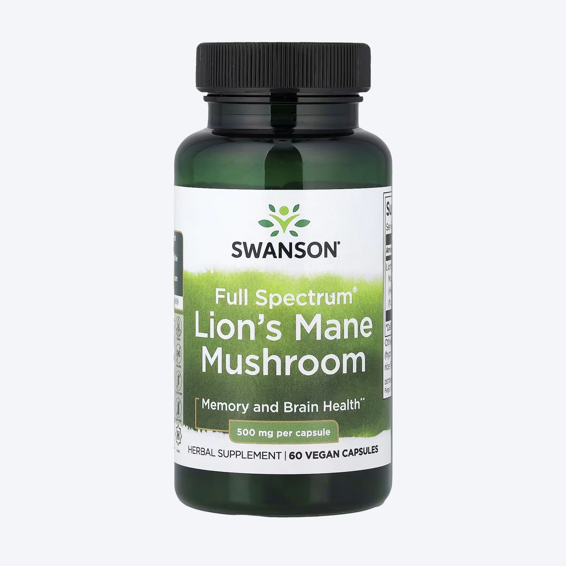 Swanson Lions Mane Mushroom 60 kapsula
