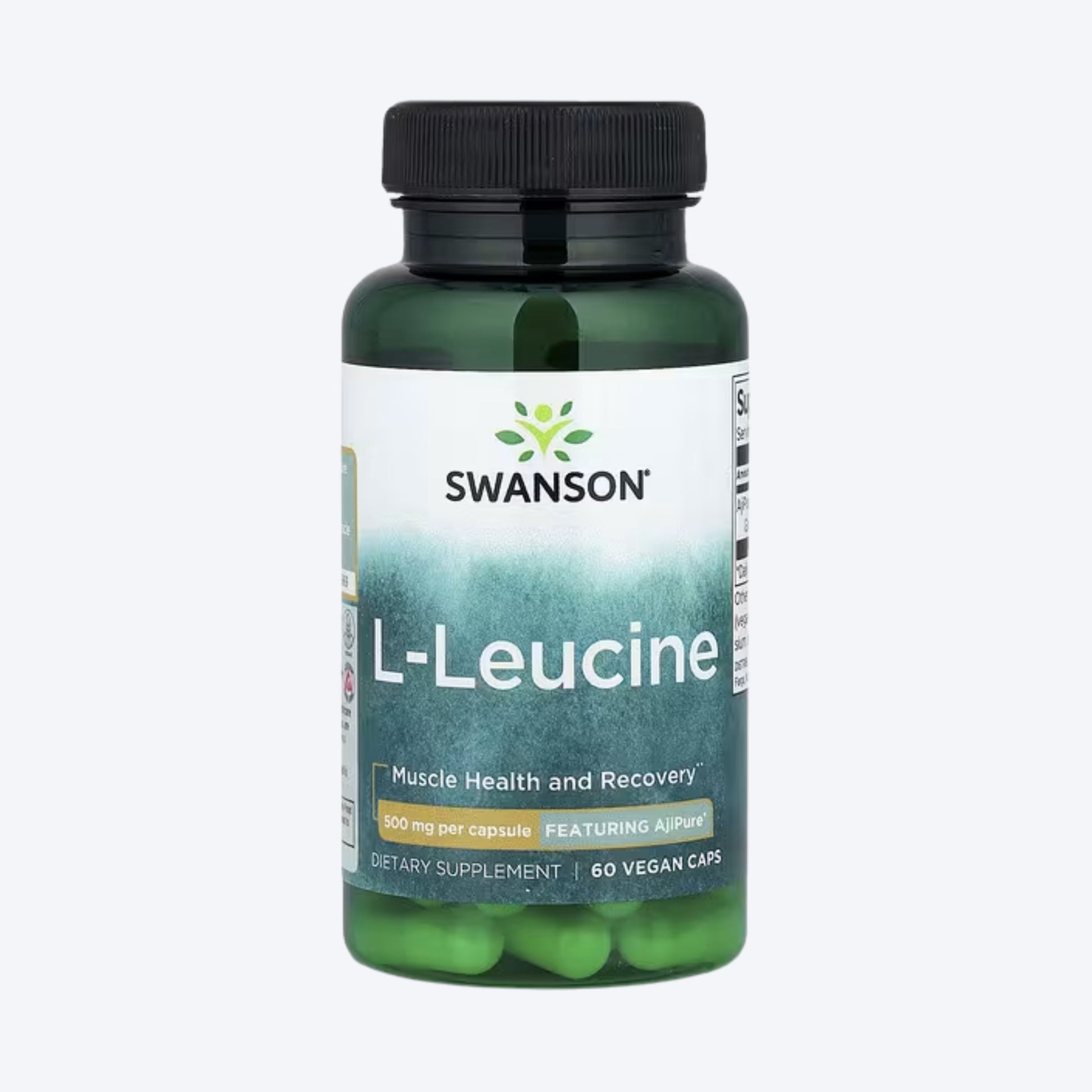 Swanson AjiPure L-Leucine 500mg 60 kapsula