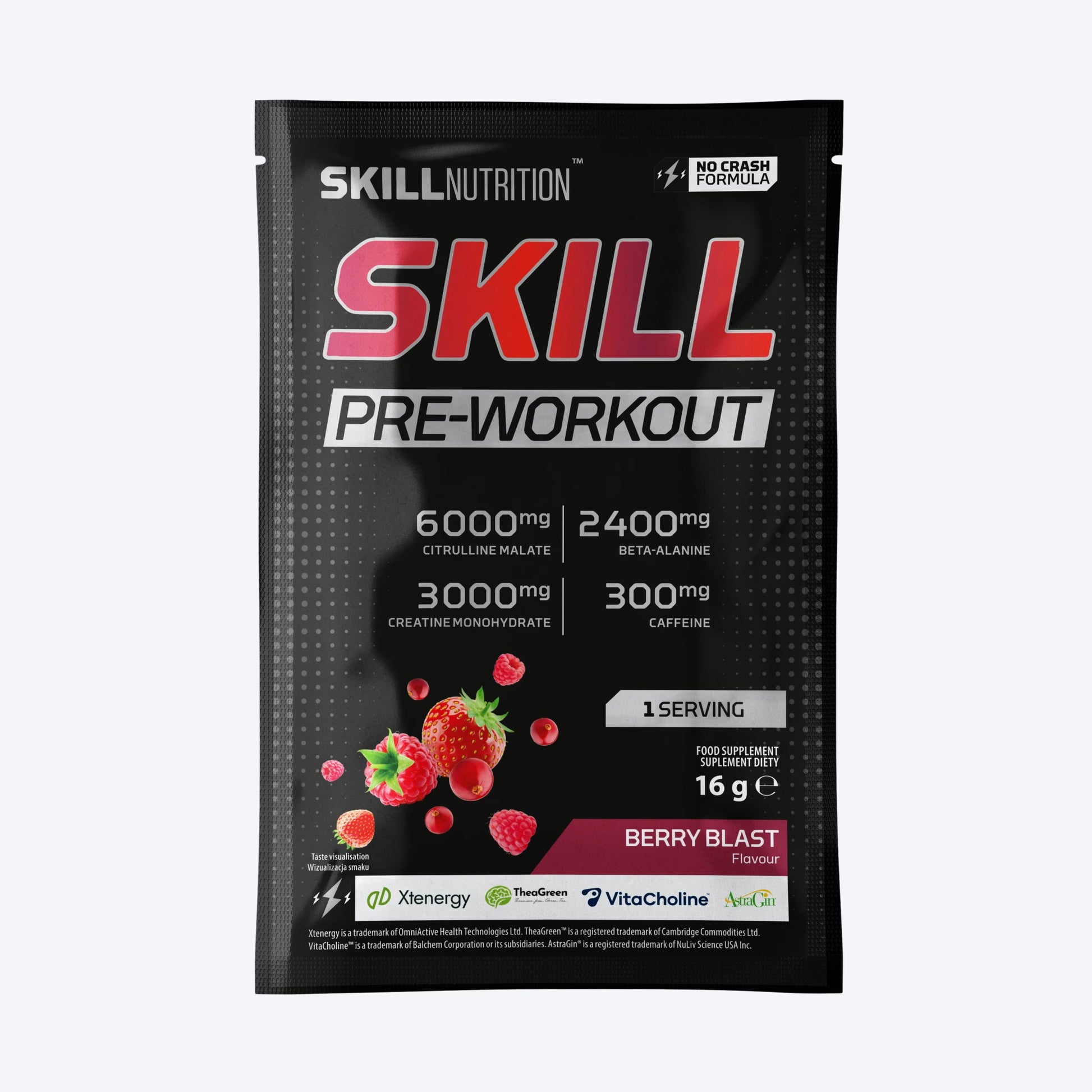 Skill nutrition Pre Workout 16g