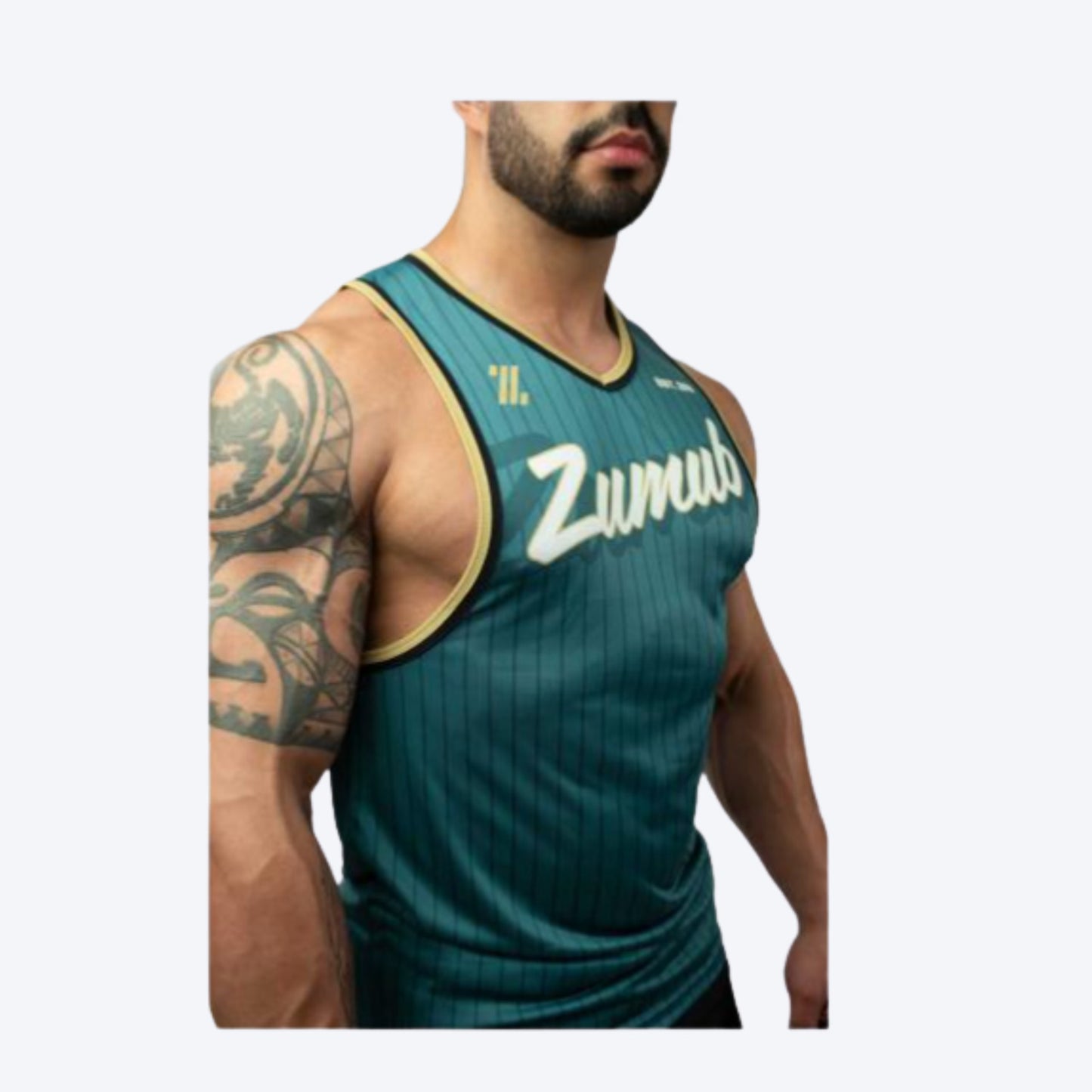 Zumub Gym Heroes Tank Top Aqua