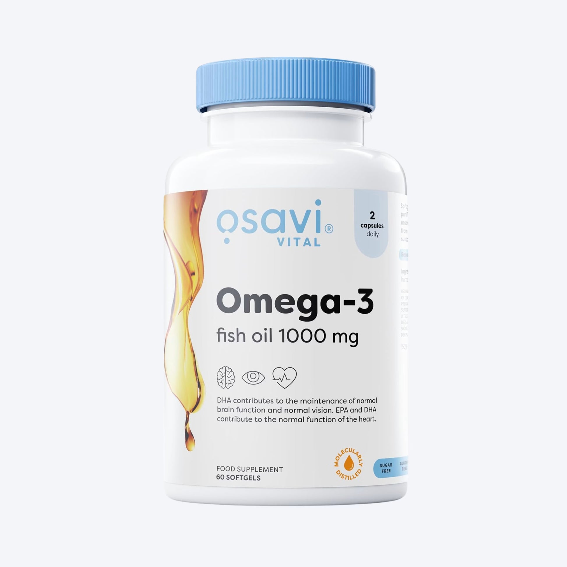 Osavi Omega 3 Molecularly Distiled 1000mg 60 kapsula