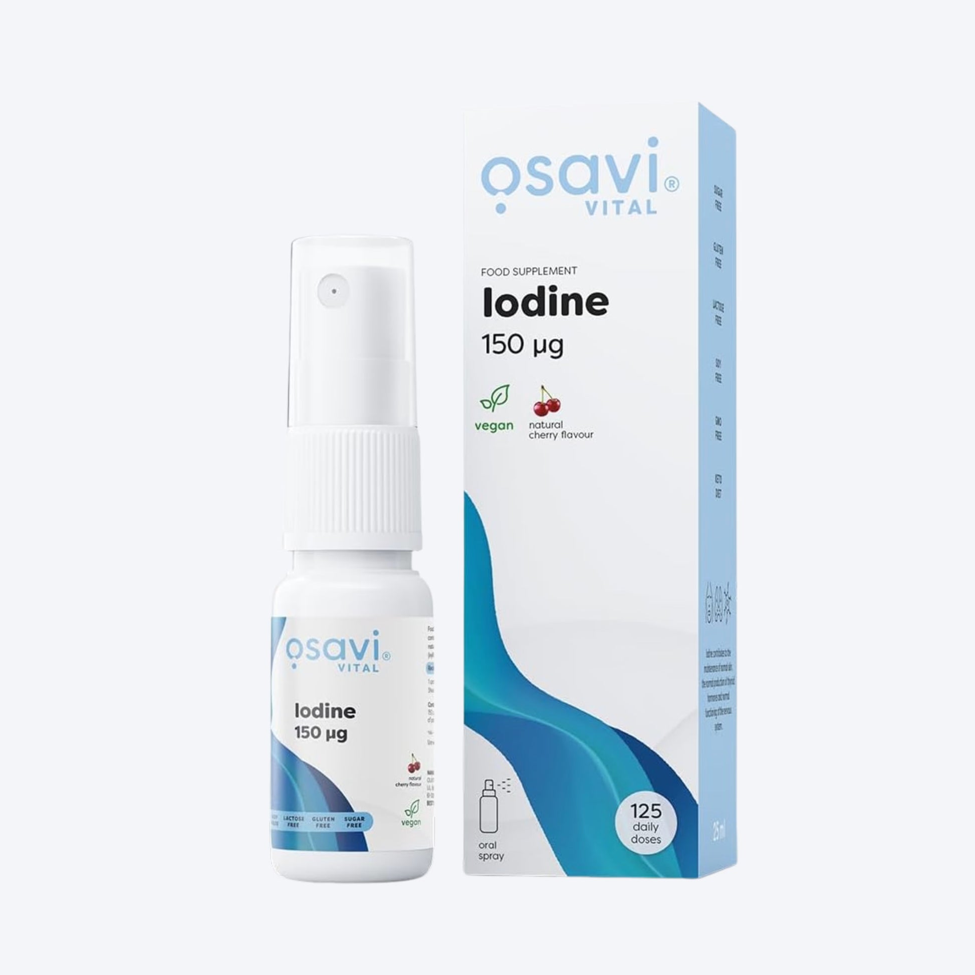 Osavi Iodine Oral Spray 150mcg 25ml (Cherry)