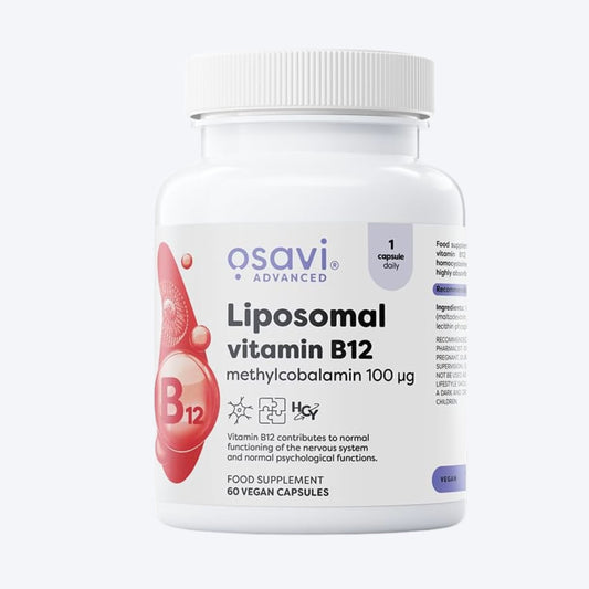 Osavi Liposomal Vitamin B12 Methylcobalamin 100mcg 60 kapsula