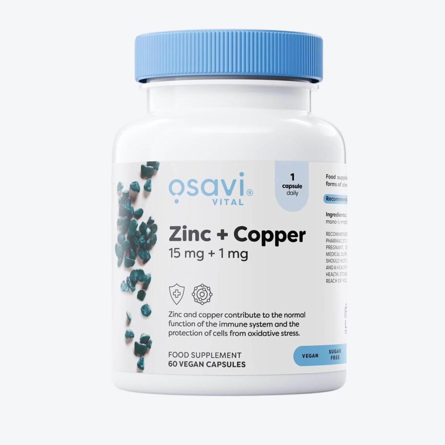 Osavi Zinc + Copper 15mg + 1mg 60 kapsula