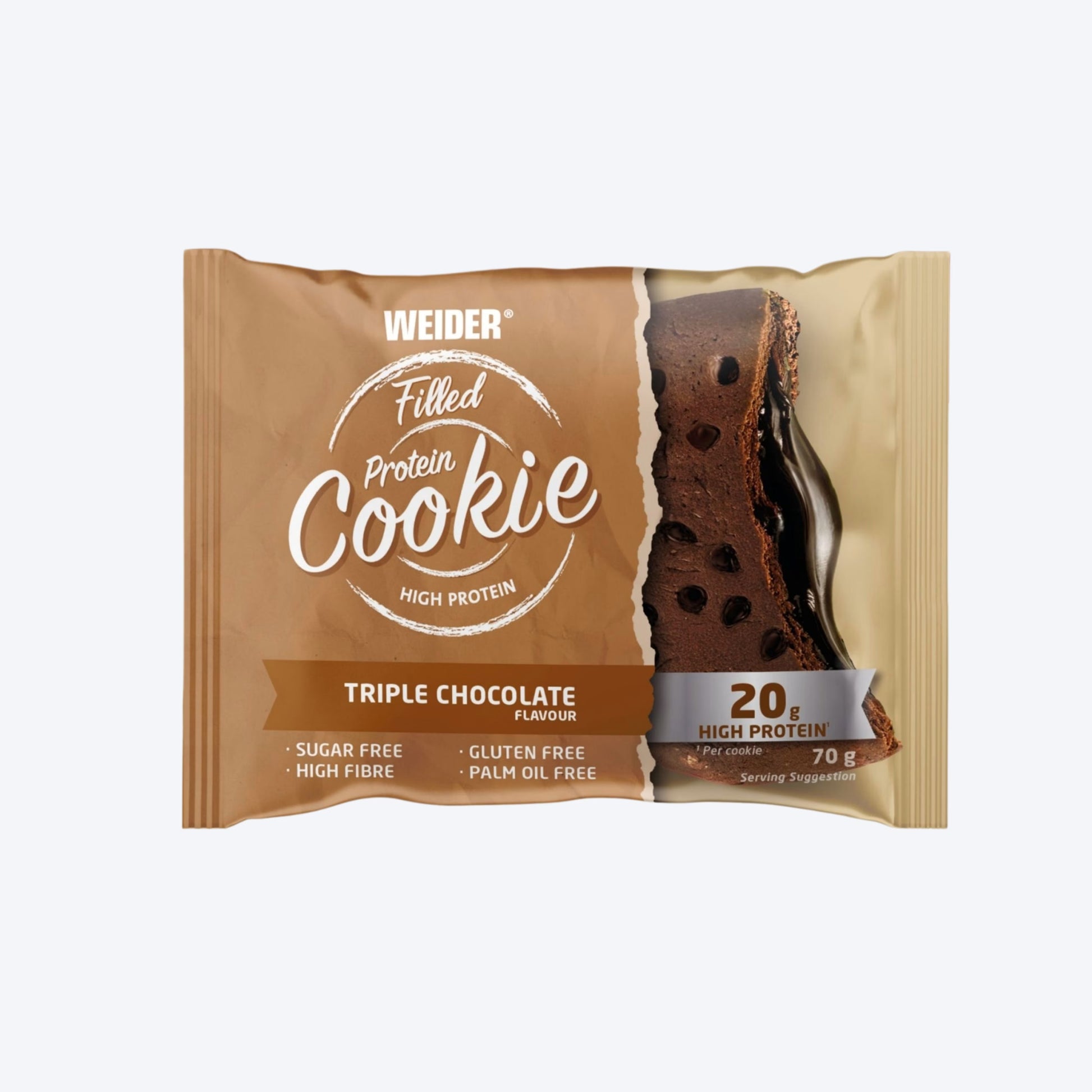 Weider Filled Protein Cookie Triple Chocolate 70g
