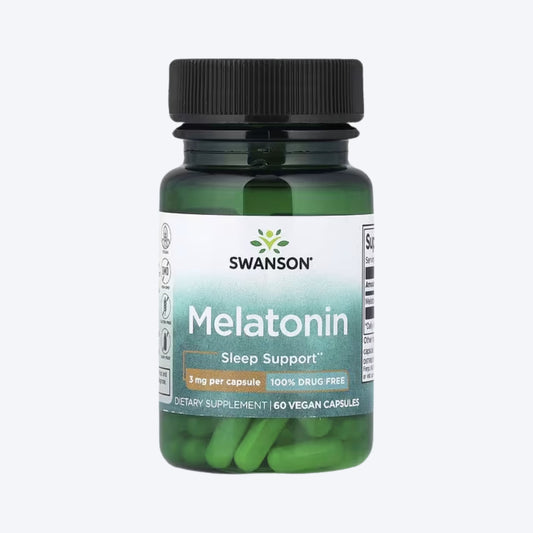 Swanson Melatonin 3mg 60 kapsula