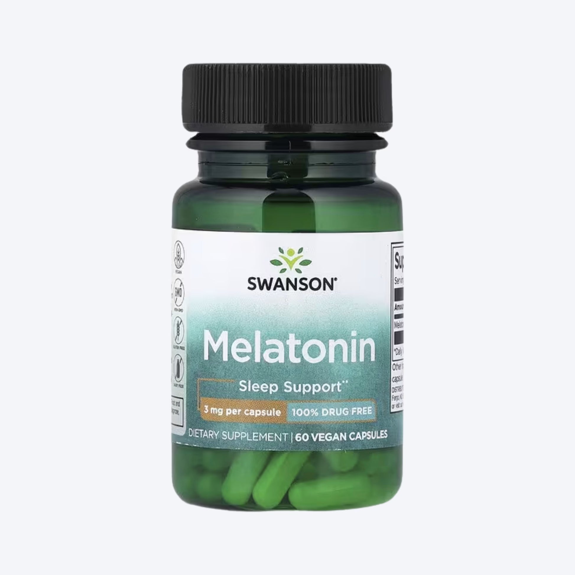 Swanson Melatonin 3mg 60 kapsula