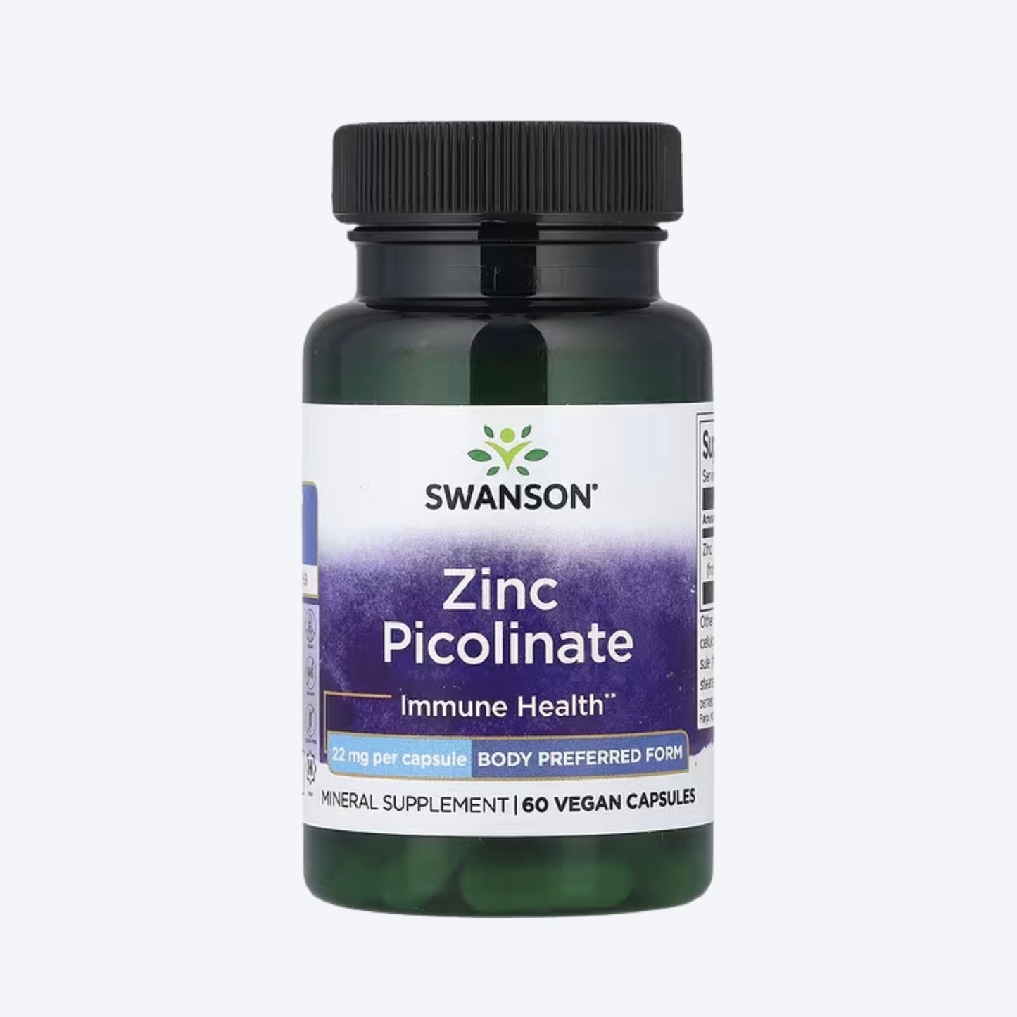 Swanson Zinc Piccolinate 22mg 60 kapsula