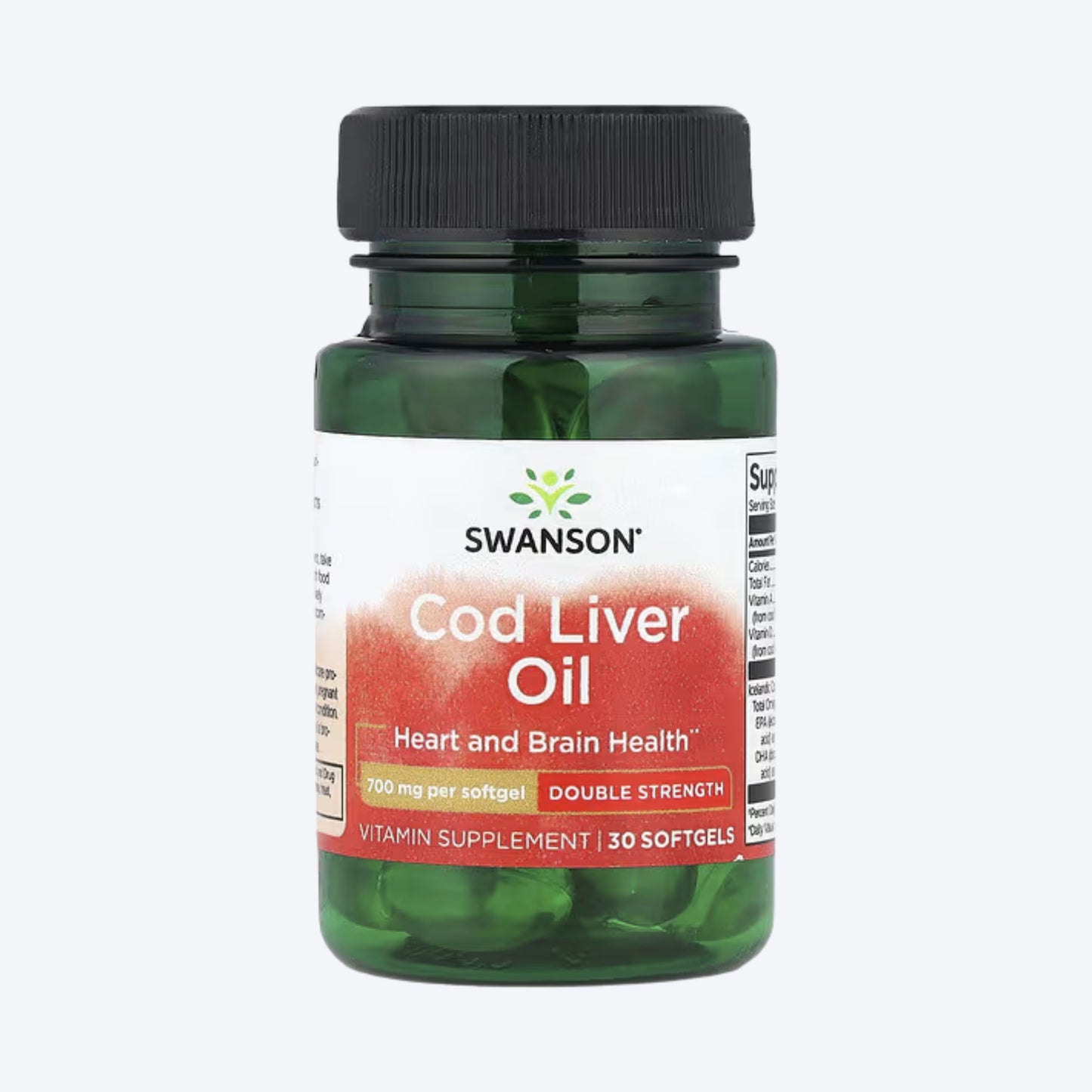 Swanson Cod Liver Oil 30 kapsula